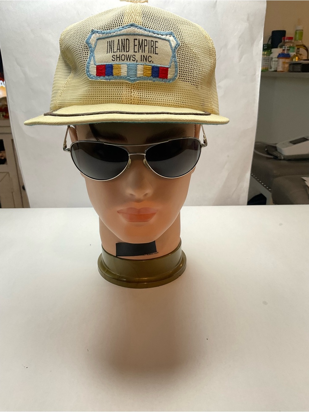 Inland Empire Shows Cream Mesh Trucker Hat